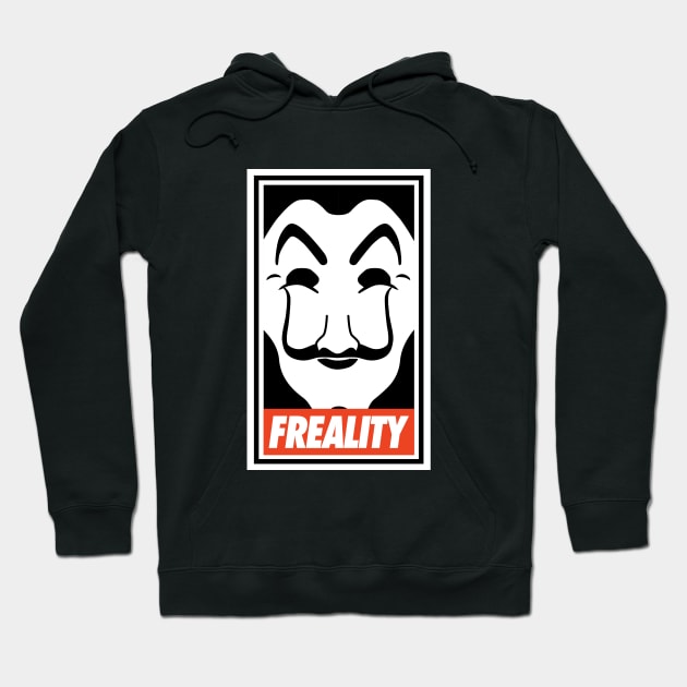 Dali Mr. Robot Obey FSociety Hoodie by Aefe